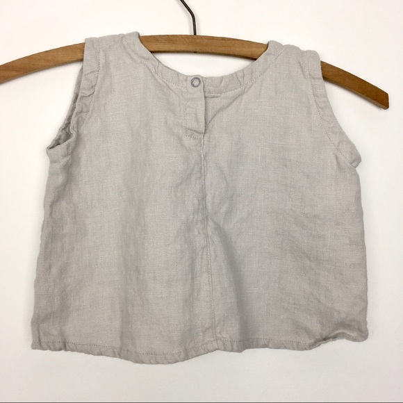 3-4T Linen Cropped Tank - Picture 3 of 6